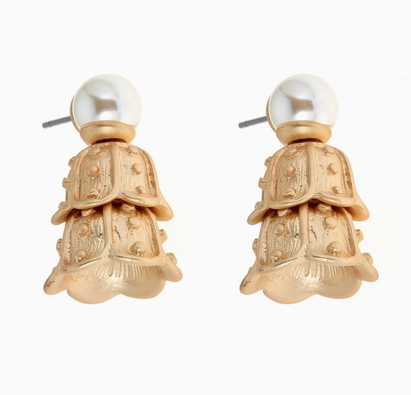 The Anna Pearl Double Newberry Earrings