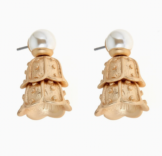 The Anna Pearl Double Newberry Earrings